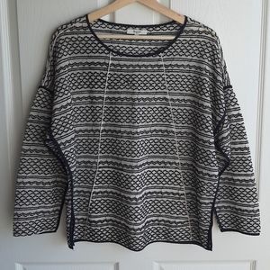 Madewell Embroidered Tidal Wave Shirt Size Medium